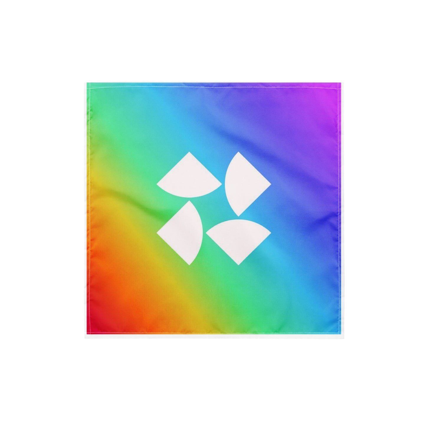 'PAGODA PRIDE' Rainbow Logo Bandana