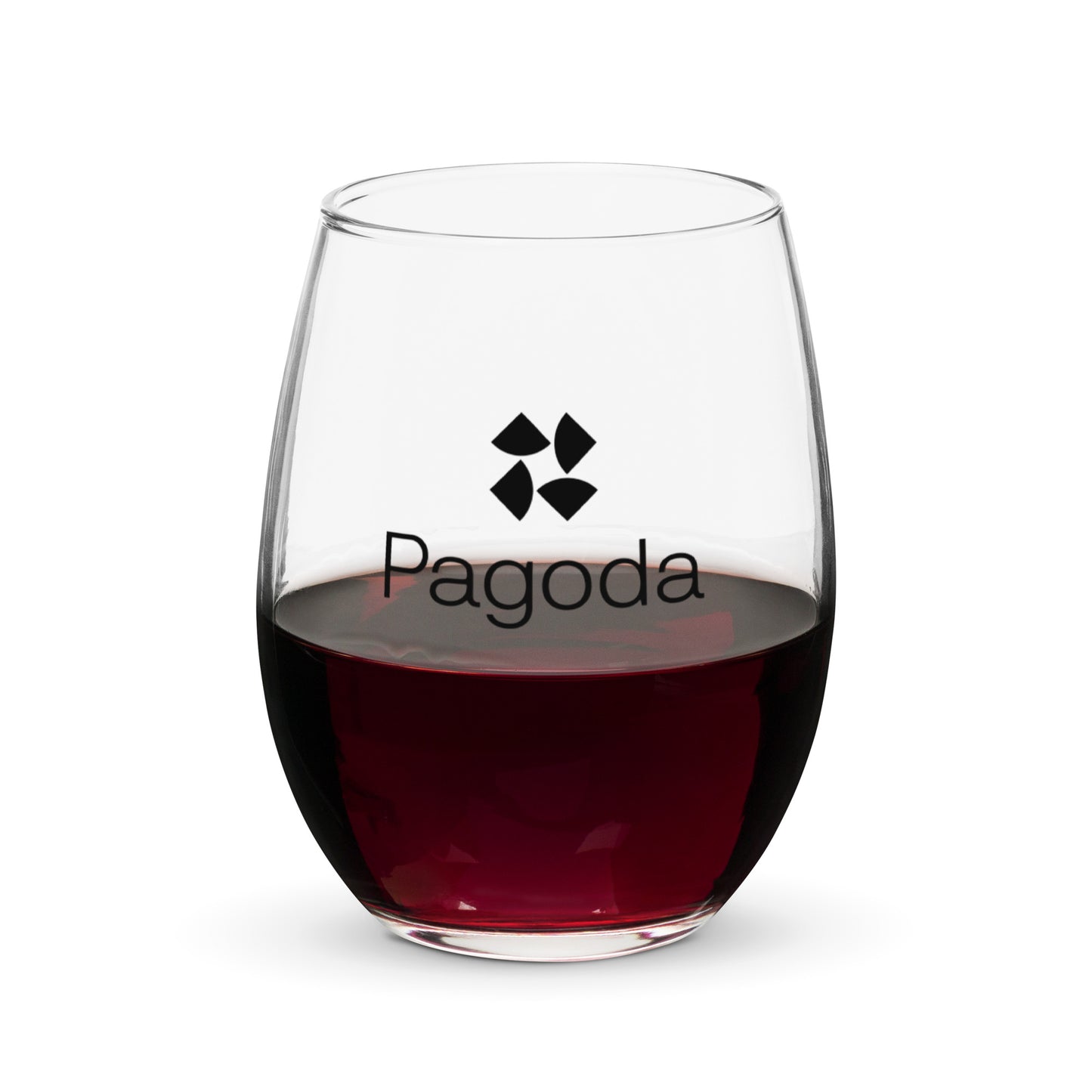Pagoda Stemless wine glass