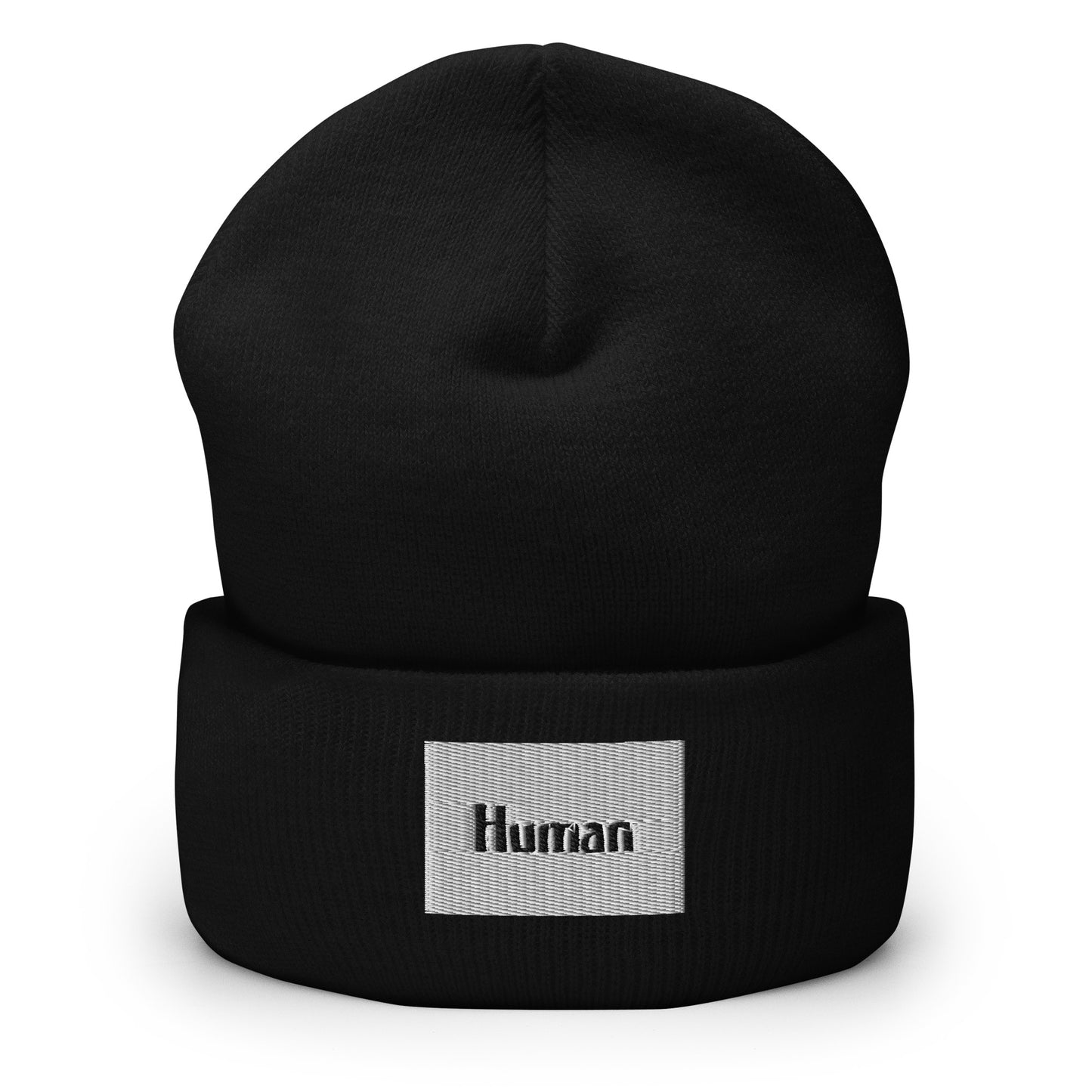 Human Guild—Core black embroidered beanie