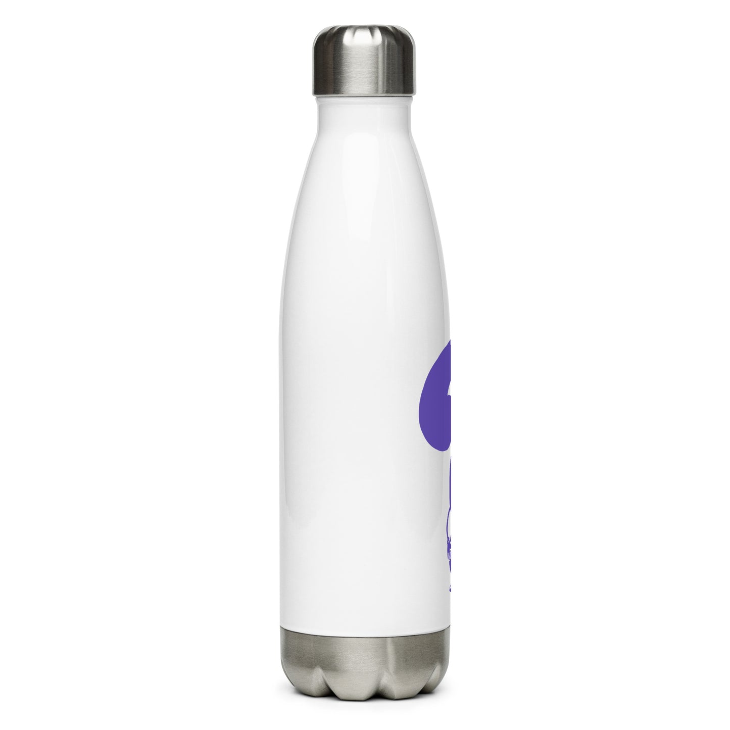 QSTN—Core purple logo water bottle